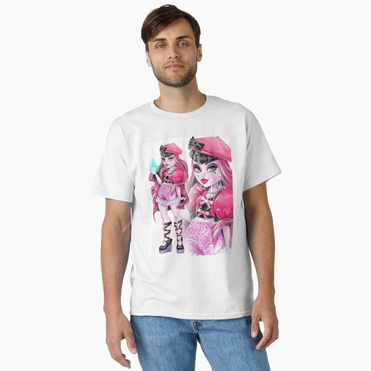 Draculaura Classic T-Shirt  – Stylish Casual Streetwear Graphic Tee for Fans
