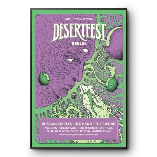 Discover Desertfest Berlin Show May 14 16 2026 Line Up Poster