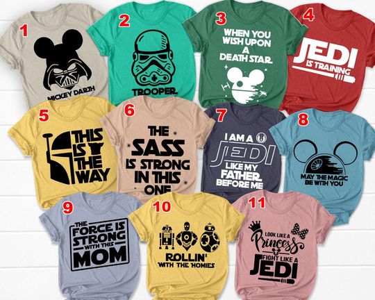 Discover Star Wars Family Shirt, Star Wars Shirt, Disney Star Wars Shirt, Galaxy Edge Shirt, Star Wars Matching Shirt, Star Wars Custom Shirt
