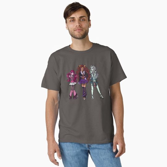Discover The Ghouls Classic T-Shirt – Cartoon Inspired Casual Graphic Tee