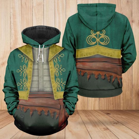 Stromboli Pinocchio Cosplay Hoodie, Cartoon Halloween Costume Shirt