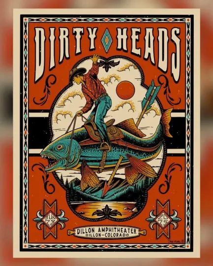 Dirty Heads Dillon Amphitheater June 28th 2025 Poster