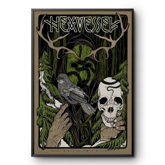 Discover Hexvessel NA Summer Tour 2025 Poster