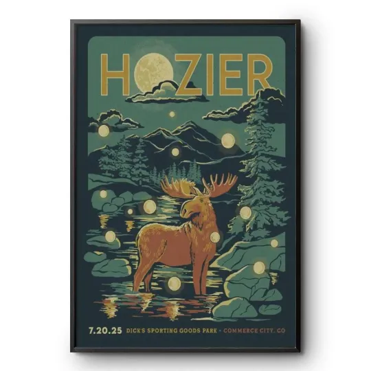 Discover Hozier July 20 2025 In Commerce City Tour Poster