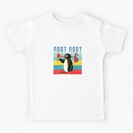 Discover Penguin Noot Noot Kids T-Shirt