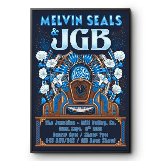 Discover Melvin Seals and JGB Tour Concert 2025 Poster