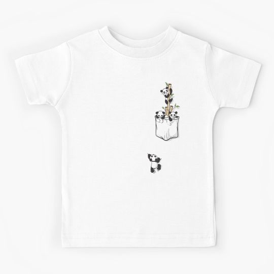 Discover POCKET PANDAS Kids T-Shirt