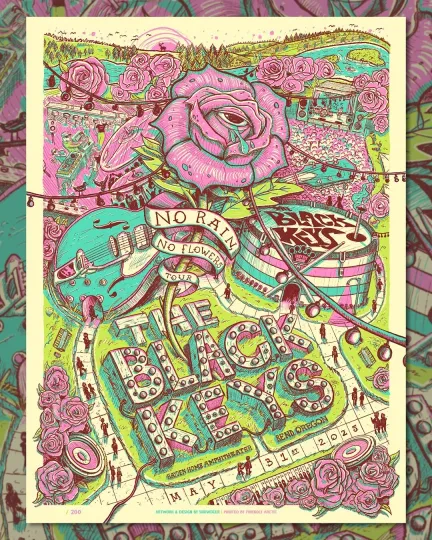 The Black Keys May 31st 2025 Hayden Homes Amphitheater Poster