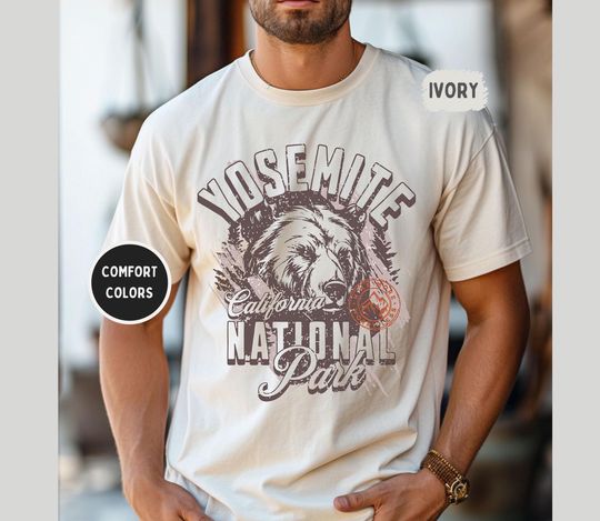 Discover Yosemite National Park T-Shirt, Outdoor Adventure Shirt, Nature Lover Tee, Mountain Hiking Top, Camping Gift, Wilderness Apparel