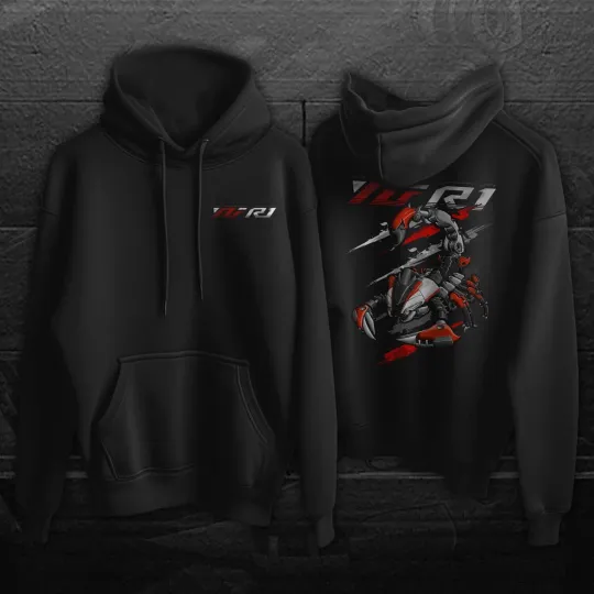 Discover Yamaha R1 2020-2024 Motorcycle Hoodie for Sportbike Riders, YZF-R1