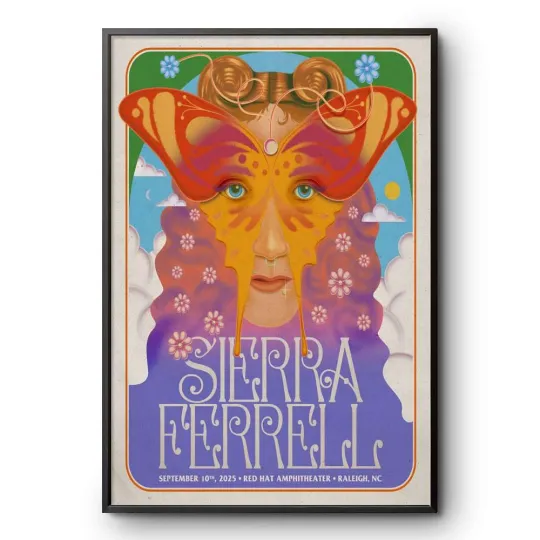 Sierra Ferrell in Raleigh NC Tour September 10, 2025 Poster