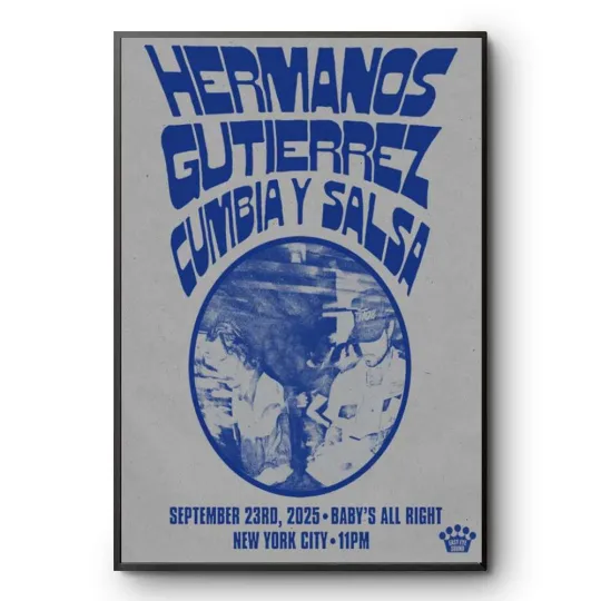 Discover Hermanos Gutiérrez in New York City September 23 2025 Poster