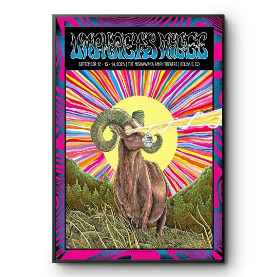 Discover Umphrey’s McGee in Bellvue, CO Event September 12-14 2025 Poster