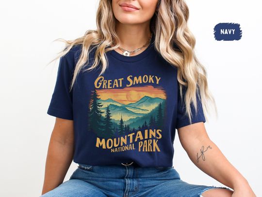 Discover Great Smoky Mountains Shirt, Tennessee shirt Great Smoky Mountains National Park tee Great Smoky Mountains Sweater Hiking Shirt Granola Girl