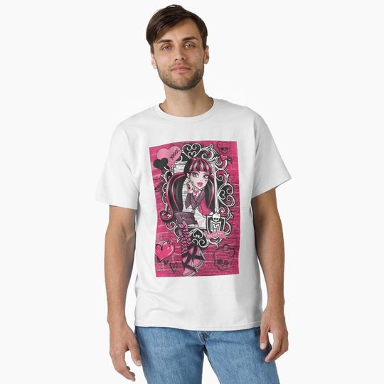 Halloween Draculaura T-Shirt – Stylish Casual Streetwear Graphic Tee for Fans