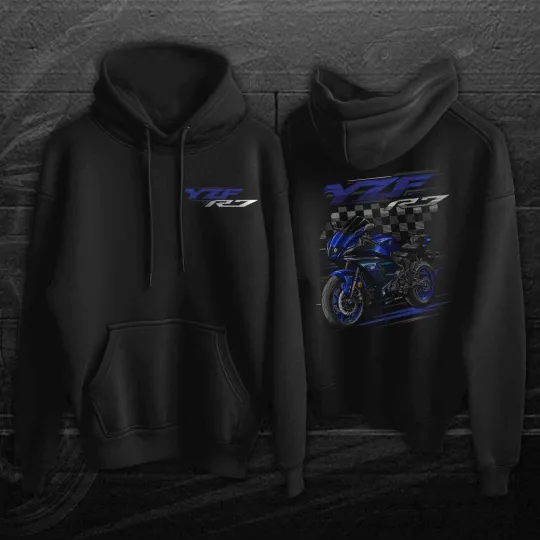 Discover Yamaha R7 Motorcycle Hoodie for YZF Riders