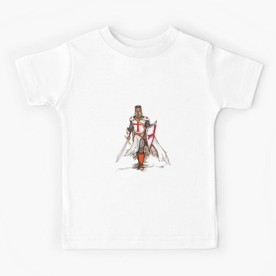 Discover Templar Knight Kids T-Shirt