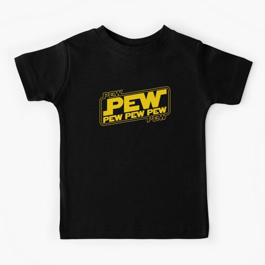 Discover Pew Pew Pew Kids T-Shirt