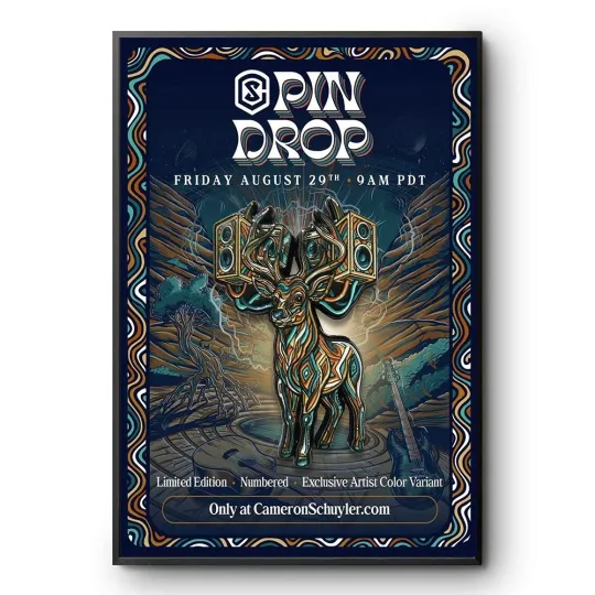 Discover Cameron Schuyler Red Rocks Park and Amphitheatre August 29 2025 Poster