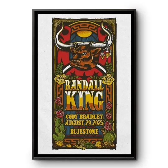 Randall King At The Bluestone On August 29 2025 Poster