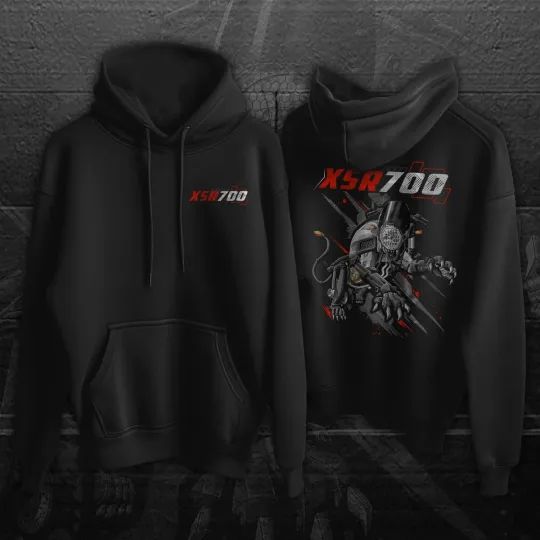 Discover Yamaaha XSR700 2015-2025 Panther Motorcycle Hoodie for Riders