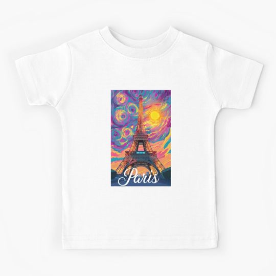 Discover colorful Paris  Kids T-Shirt