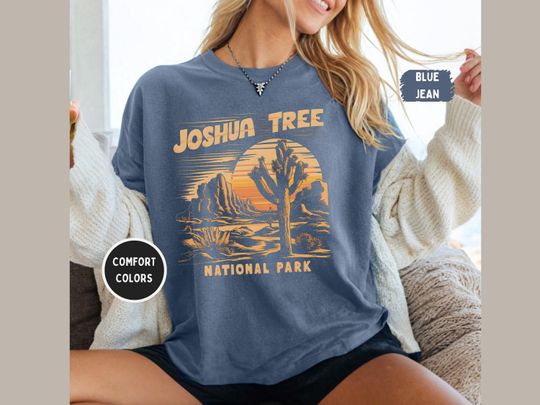 Discover Joshua Tree National Park Comfort Colors Shirt, Vintage California T shirt, Joshua Tree National Park gifts, Hiking&nbsp;shirt, Desert T-shirt