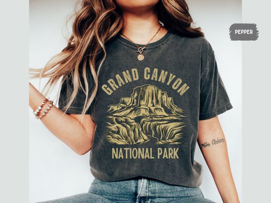 Discover Grand Canyon National Park Shirt, Arizonna Vintage Shirt, Grand Canyon Family Trip Desert Grand Canyon Park gift, Camping trip