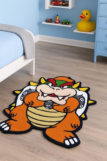 Discover Bowser's Lair Tufted Carpet