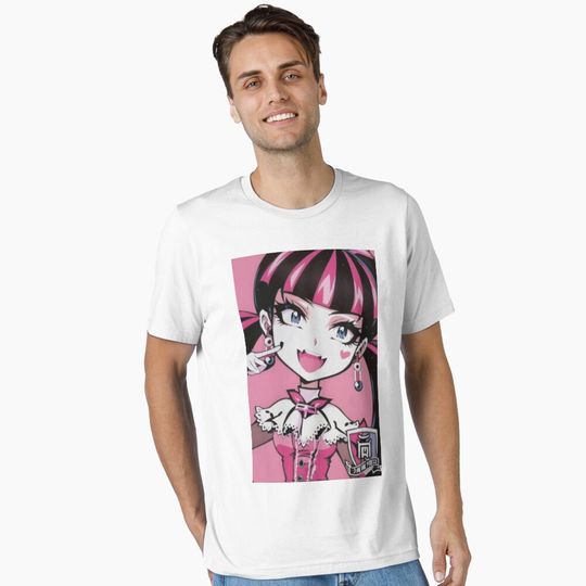 Draculaura Anime T-Shirt – Stylish Casual Streetwear Graphic Tee for Fans