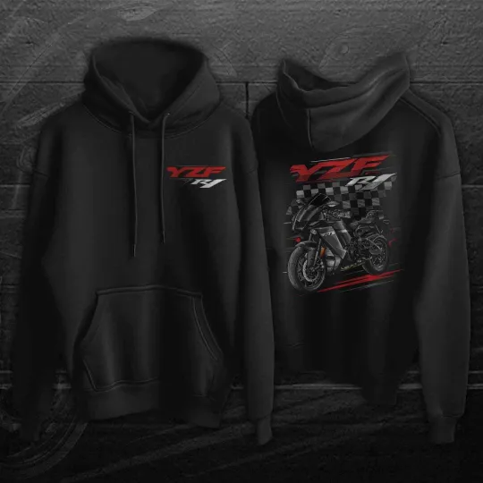 Discover Yamaha R1 2020-2024 Motorcycle Hoodie for Riders, YZF R1