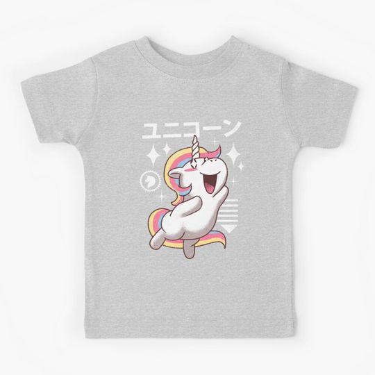 Discover Kawaii Unicorn Kids T-Shirt