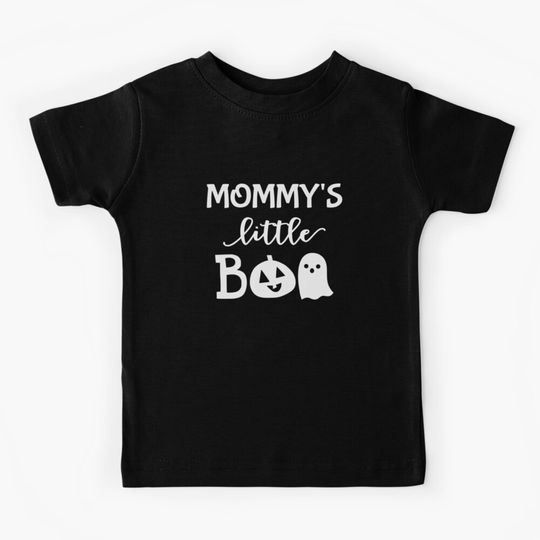 Discover Mommy's Little Boo - Kid's Cute Halloween Outfit Kids T-Shirt