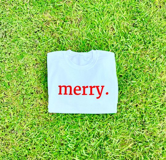 Christmas 3D Puff Sweatshirt, Merry 3D Shirt, Merry Embossed 3D Christmas Shirt, Christmas Shirt, Holiday Winter Tee, Xmas Puff Shirt