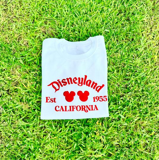 Discover Embossed Puff Disneyland Christmas Shirt, Mickey & Minnie Christmas Shirt, 3D Puff Christmas Family Shirts, Disney Holiday Tee