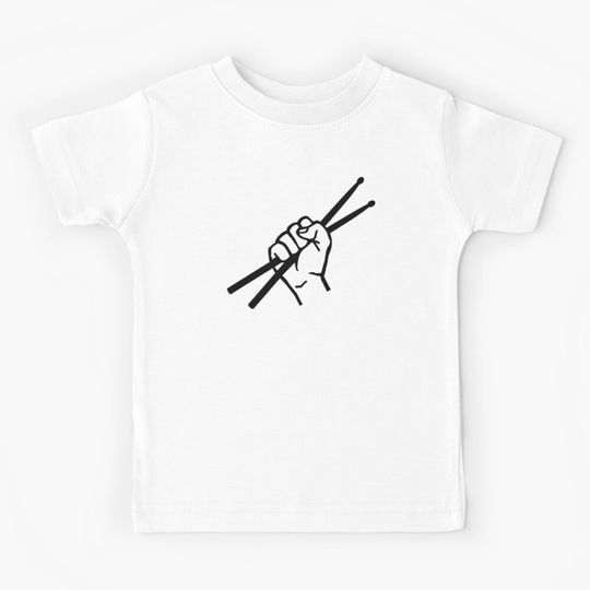 Discover Drummer drumsticks Kids T-Shirt