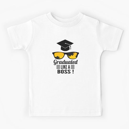 Discover Graduated Like a Boss Kids T-Shirt