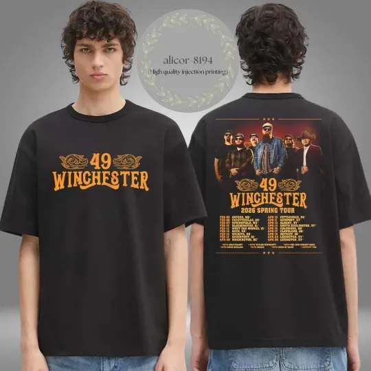 Discover 49 Winchester Spring Tour 2026 Schedule Unisex T-Shirt