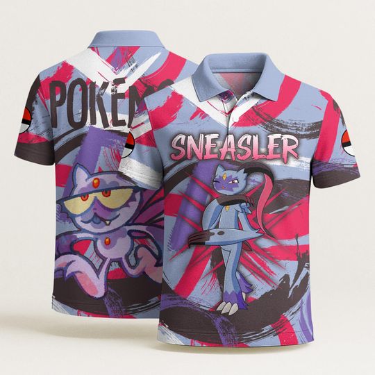 Sneasler Polo Shirt, Vintage Aloha, Summer Beach Polo