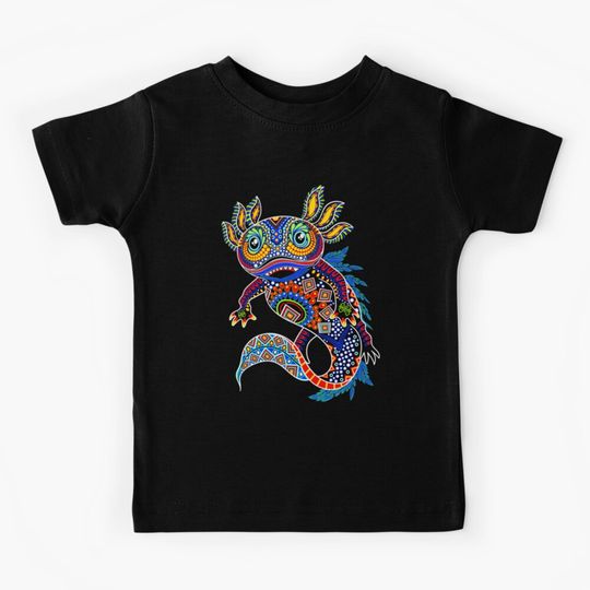Discover ajolot mexican design Kids T-Shirt