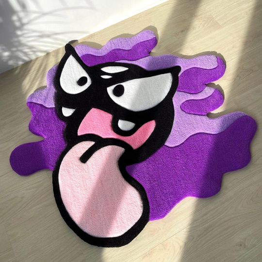 Tufted Cartoon Rug: Anime Gamer Decor