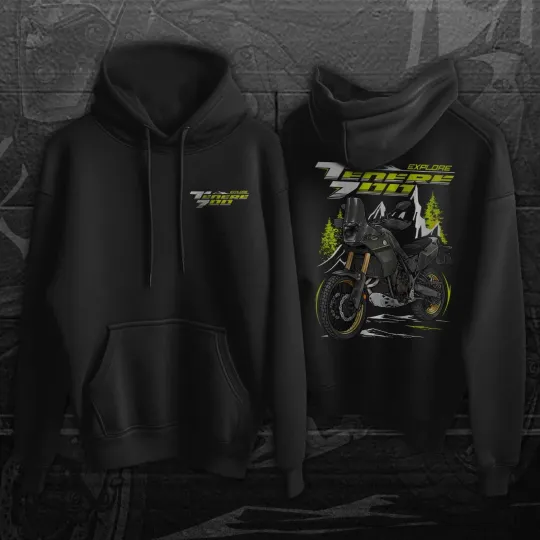 Discover Motorcycle Hoodie for Yamaha Tenere 700 Explore 2024 Enthusiasts and Riders