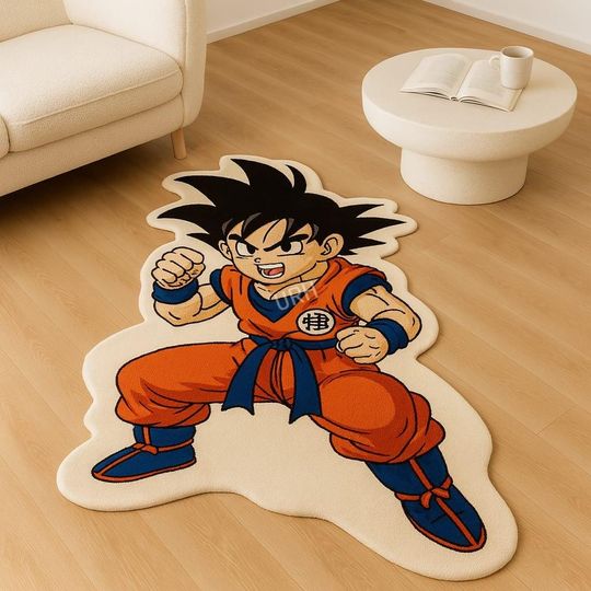 Anime Character Tufted Rug  Custom Cartoon Carpet for Bedroom, Living Room, Game Room Dcor