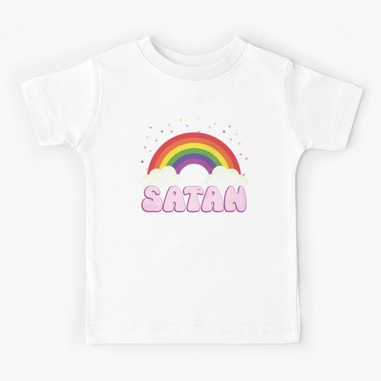 Discover Rainbow Satan Kids T-Shirt