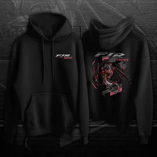 Discover Yamaha FJR1300 Motorcycle Hoodie for Riders