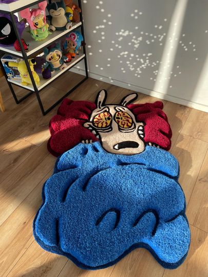 Discover Tufted custom rug fluffy 3d carpet cartoon tufting home decor