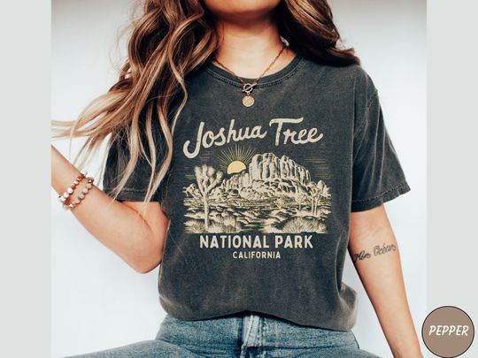 Discover Vintage Joshua Tree National Park T-Shirt, California Shirt, Joshua Tree Tee, Hiking Shirt, Joshua Desert Shirt, National Park