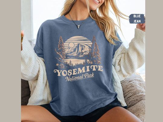 Discover Vintage Yosemite National Park T-Shirt, California Shirt, Hiking tee, Yosemite Family Trip, Yosemite Park gift, California Souvenir
