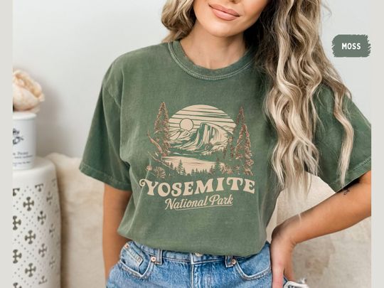 Discover Vintage Yosemite National Park T-Shirt, California Shirt, Hiking tee, Yosemite Family Trip, Yosemite Park gift, California Souvenir