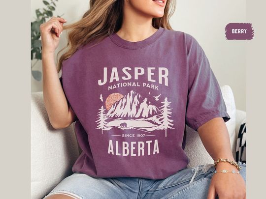 Discover Jasper National Park T-Shirt, Canadian Rockies tee, Rocky Mountains, Canada gifts